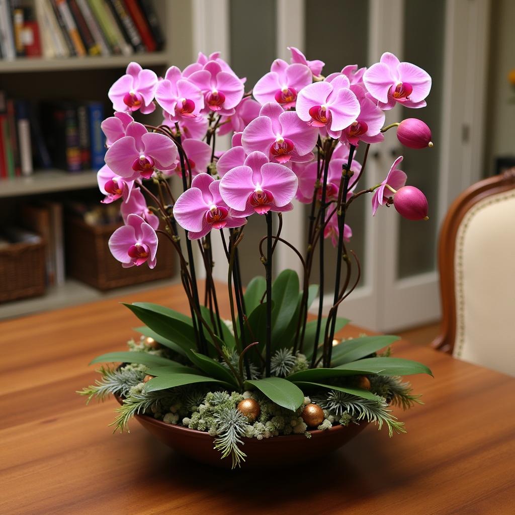  Using Orchids for Christmas Decor