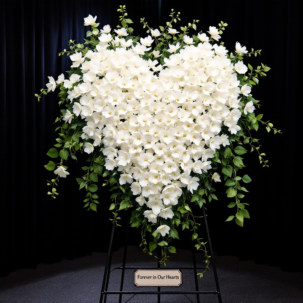 orchid funeral standing sprays (1)