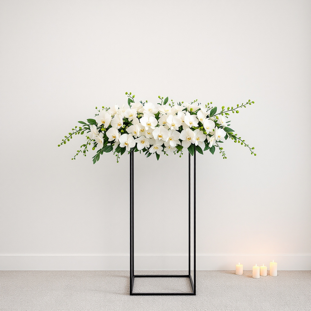 orchid funeral standing sprays (1)